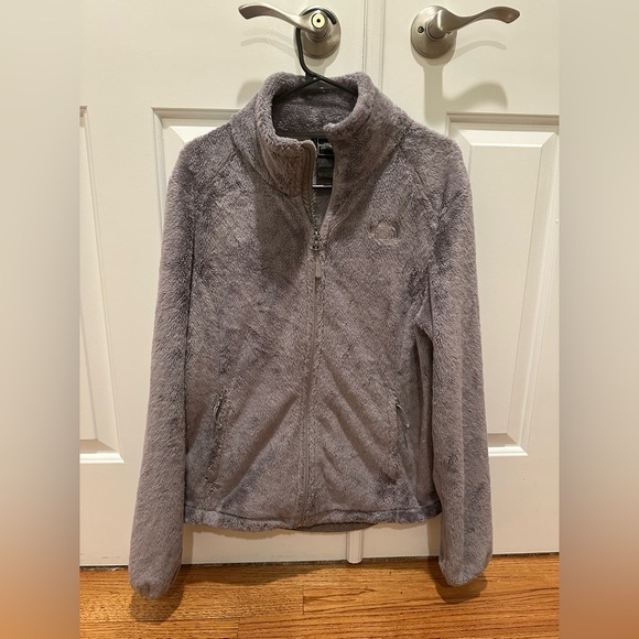 Women’s The North Face Osito Fleece Jacket Gray Size Medium - Picture 1 of 3